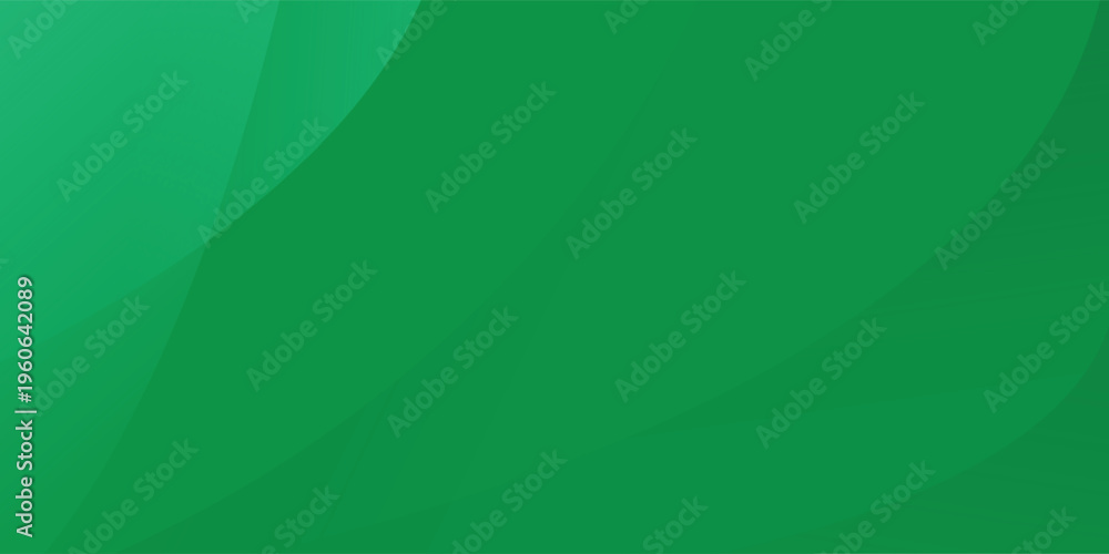 Fototapeta premium Green Abstract Background With Smooth Curves And Soft Gradient Layers For Design And Eco Themes eps10