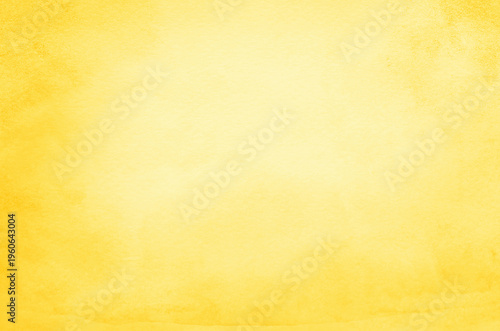 Abstract watercolor yellow background texture