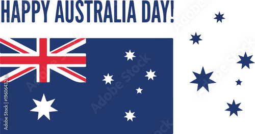 Happy Australia Day! Celebrate with the iconic Australian Flag and Southern Cross stars