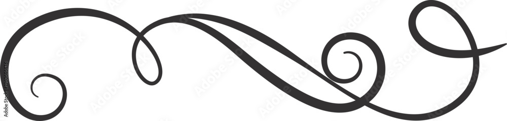 Fotografie Decorative divider element