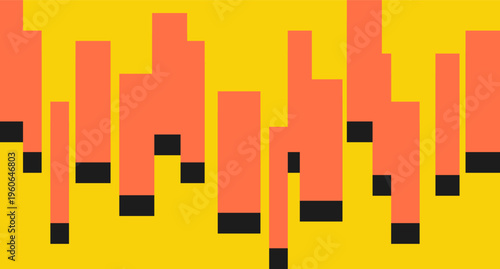 Abstract Lines pattern background. Modern abstract geometric lines shapes poster banner collection.