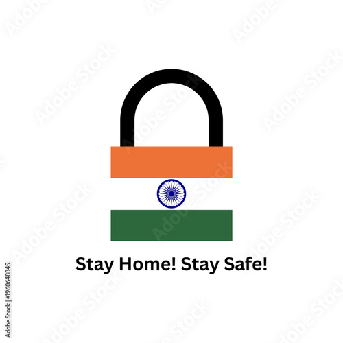 Complete Lockdown in India. People stay at home for 21 days to protect themselves and society. India lock down