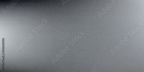 Silver background with metal mirror texture. Chrome gradient surface with simple abstract light ball. vector ilustration
