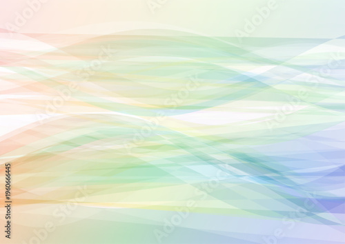 鮮やかなネオンカラーの抽象的な虹の波背景