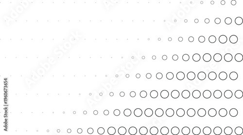 Isolated on transparent background blurry black and white image of stacked rings or bubbles