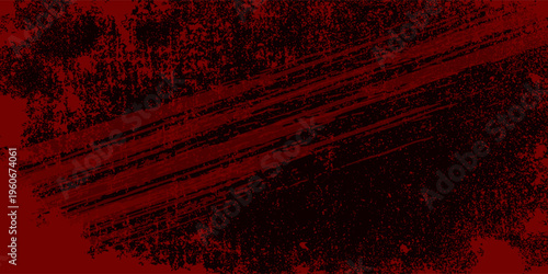 grunge halloween background with blood splash space on wall