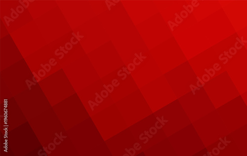 Bold Red Diagonal Mosaic Background, Abstract Geometric Square Tile Pattern, Deep Crimson Gradient Texture, Vivid Modern Wallpaper for Design, Banner, Presentation and Creative Digital Art Projects