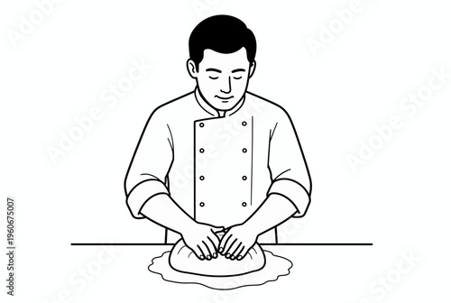 Minimalist black line art illustration of a meditating person sitting in lotus pose for peaceful yoga concepts spiritual retreats and zen design.