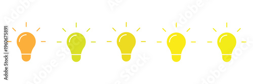 Shining light bulb, creative idea concept, inspiration innovation solution, electric lamp energy, bright thinking intelligence, vision success discovery, imagination genius.