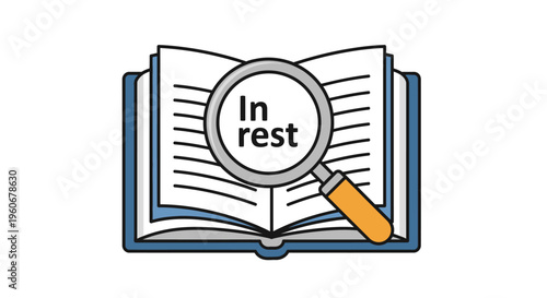 Rest in Peace Memorial Book and Tribute Concept Illustration