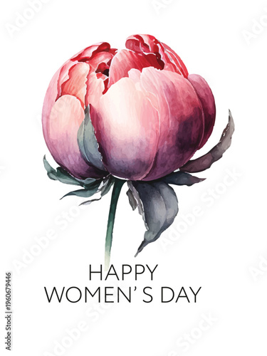 Happy womens day vector background design template