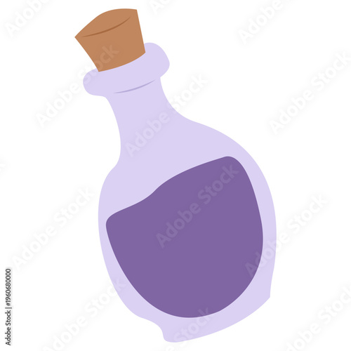 Magic Potion Bottle Illustration