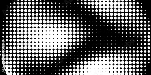 Grunge halftone gradient background. Faded grit noise texture. White and black sand wallpaper. modern.