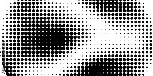 Grunge halftone gradient background. Faded grit noise texture. White and black sand wallpaper. modern.