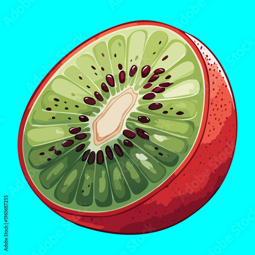 Green grape cluster for vineyard harvest and fresh organic winery branding or juice labels - Vector Illustration