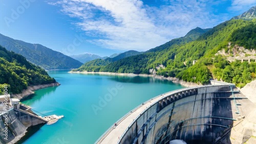 富山県・黒部ダム ドローン撮影イメージ
