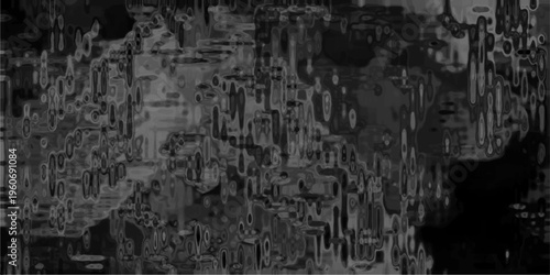 Abstract dark grayscale distorted organic fluid texture with blurred organic shapes and dark moody atmospheric background