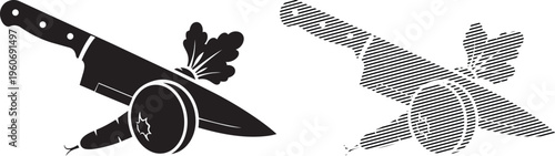 Vintage illustration of a cannon and a propeller-driven aircraft from the early aviation era