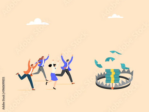 Financial or business traps, investment risks for business people, and greed in investing