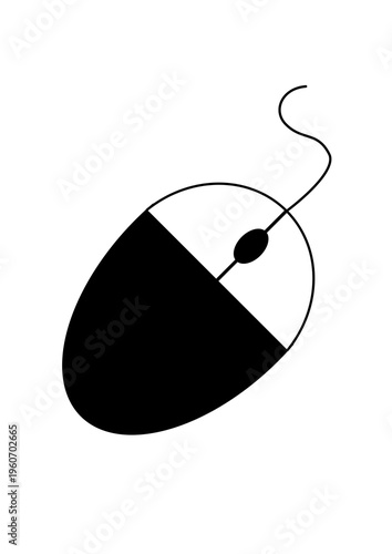 vector icon of a computer mouse