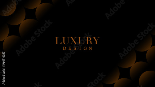 Luxury Black and Gold Abstract Background with Elegant Diagonal Geometric Pattern, Premium Minimal Design. Vector template