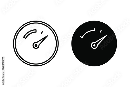Speedometer and Gauge Meter Icons for Tracking