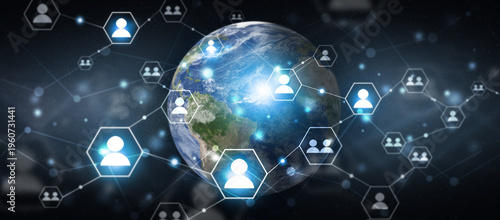 Global web Connections Space Banner