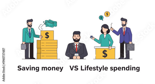 Navigating Personal Finance The Essential Decision Between Prudent Money Saving and Everyday Lifestyle Expenditure