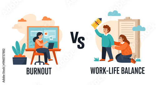 The Crucial Contrast Navigating Burnout vs