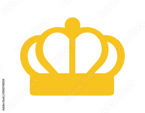 シンプルな王冠のイラスト　