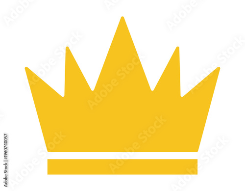 シンプルな王冠のイラスト　