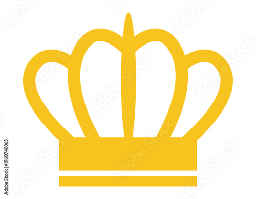 シンプルな王冠のイラスト　