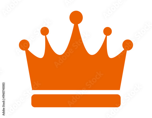 シンプルな王冠のイラスト　