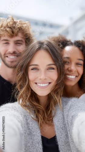 Casual selfie moment capturing authentic friendship