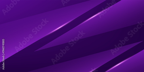 Modern abstract background, Polygon elegant purple background vector for presentation business banner or web background EPS 10