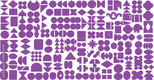 Geometric shapes and symbols collection