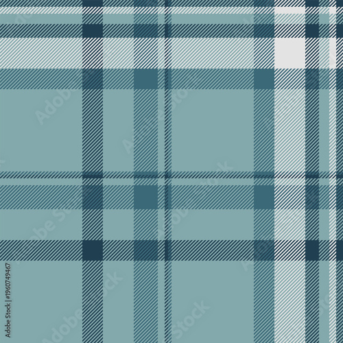 Path fabric pattern check, harmony texture textile plaid. Printing background tartan vector seamless in cyan and pastel colors.