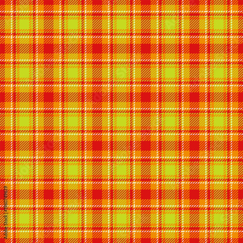 Plaid pattern tailored for Christmas ornaments. Coordinated repeats enhance seasonal DIY projects.