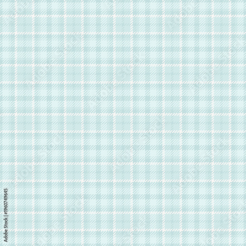 Size background seamless check, trendy fabric pattern texture. Close up vector plaid textile tartan in light and white colors.