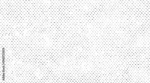 White background with scattered irregular grey dots and small shapes arranged in a grid pattern texture