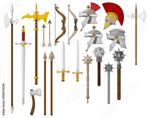 Halberds, Waraxes, Helmets and Other Weapons