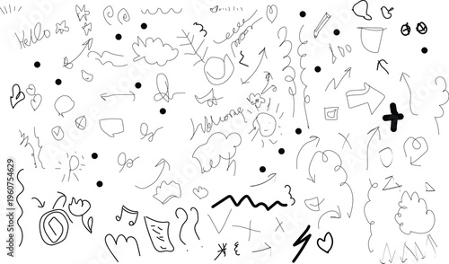 Abstract art piece with geometric and organic shapes