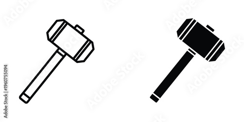 Contrast between a traditional and a modernized judicial gavel illustration.