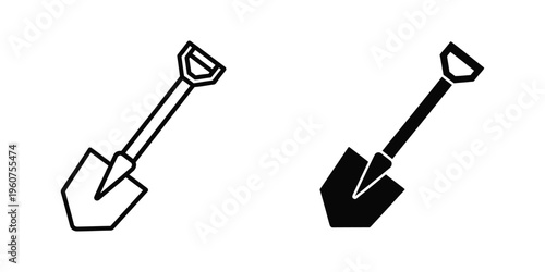 Comparison of a traditional shovel and a modernized heavy-duty shovel design