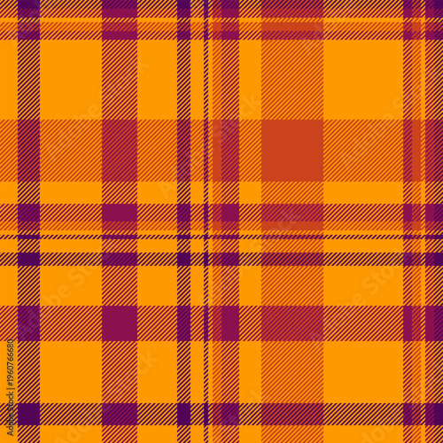 Cut out fabric texture tartan, hounds check plaid textile. Structure seamless pattern background vector in bright and red colors.