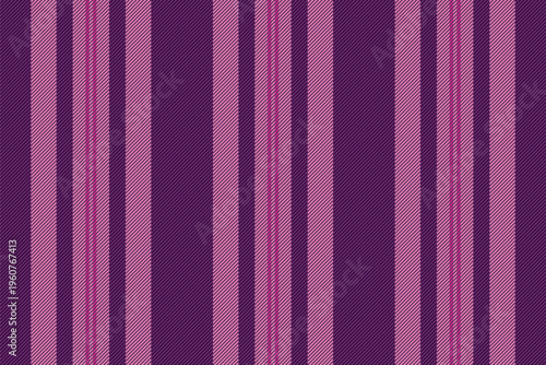 Vatin textile fabric texture, dividing stripe vertical lines. Peil seamless pattern background vector in purple and dark colors.