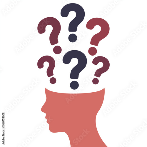 Emotional Burnout Concept Poster With Copy Space For Medical Studies Isolated Vector Illustration On White Background