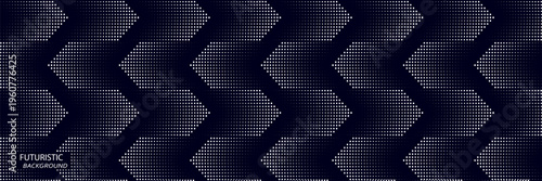 3D blue techno abstract background overlap layer on dark space with glowing dots shape decoration. Modern graphic design element dotted line style concept for banners, flyer, card, or brochure cover