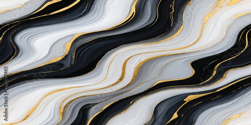 Artistic wallpaper featuring the seamless texture of yellow and white fabric blended with white paper in a liquid gold wave design with an orange flow and artistic curves