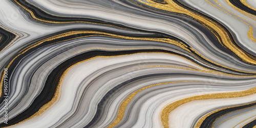 Seamless blue and white stone texture with a flowing liquid wave pattern creating a colorful water art backdrop for wallpaper design